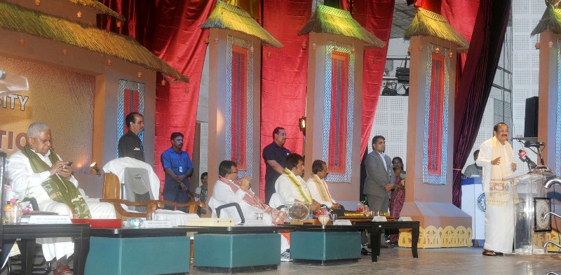 VP addressing the Convocation of Tripura University, in Agartala, Tripura