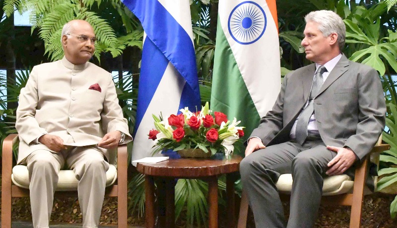Kovind visits Cuba