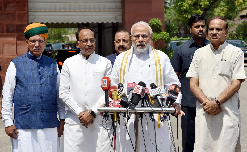 PM Modi addresses media ahead of Monsoon session 