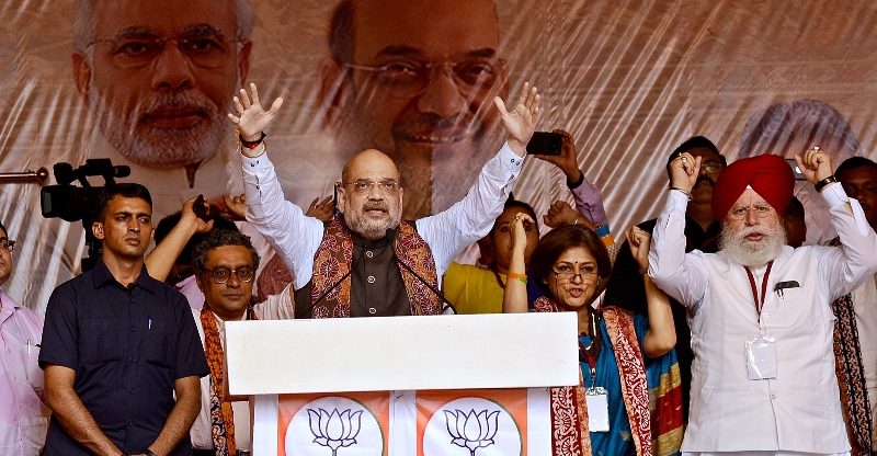 Amit Shah attacks Mamata in Kolkata Rally