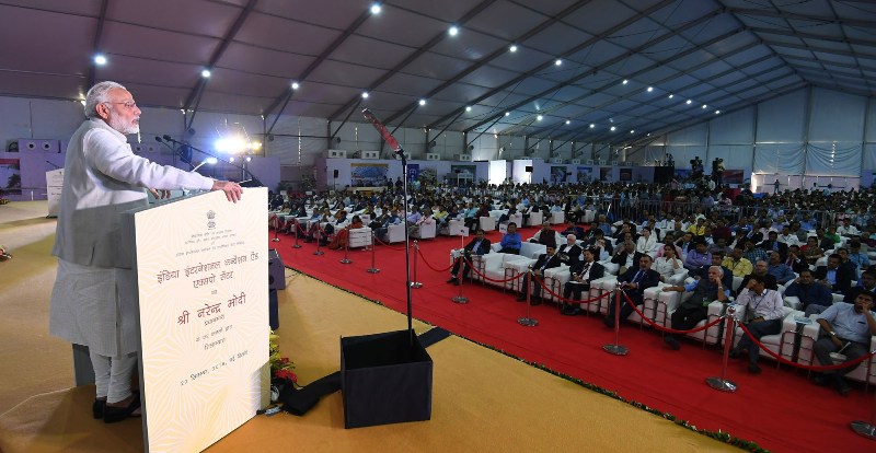 PM Modi addresses stone laying ceremony of India International Convention and Expo Centre in Delhi