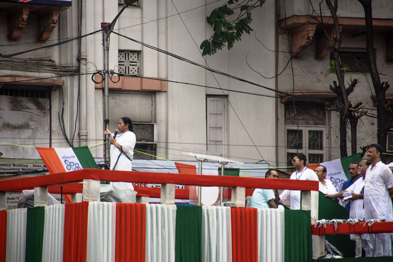 Mamata Banerjee addresses TMC's Martyrs' Day rally in Kolkata