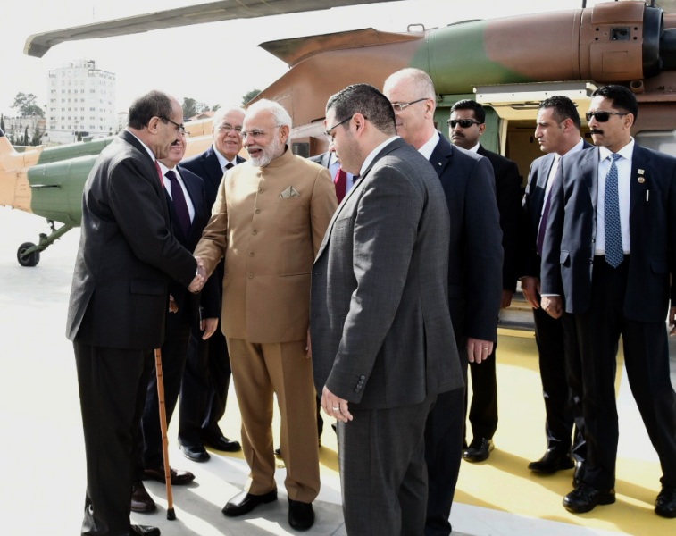 PM Modi visits Palestine