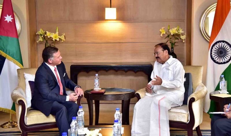The King of Jordan calls on President Ram Nath Kovind,VP  M. Venkaiah Naidu  