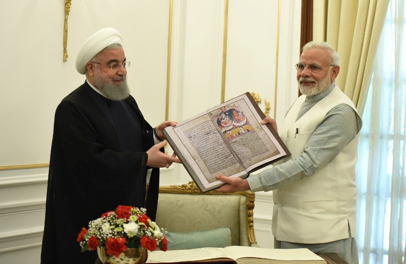 President of  Iran  Dr. Hassan Rouhani  in New Delhi