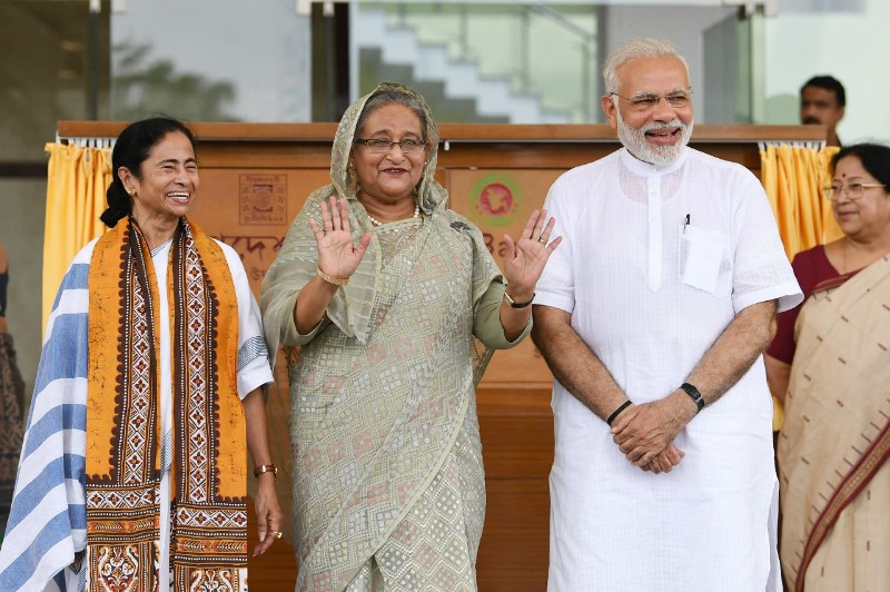 Modi-Mamata-Hasina share stage at Visva Bharati events 