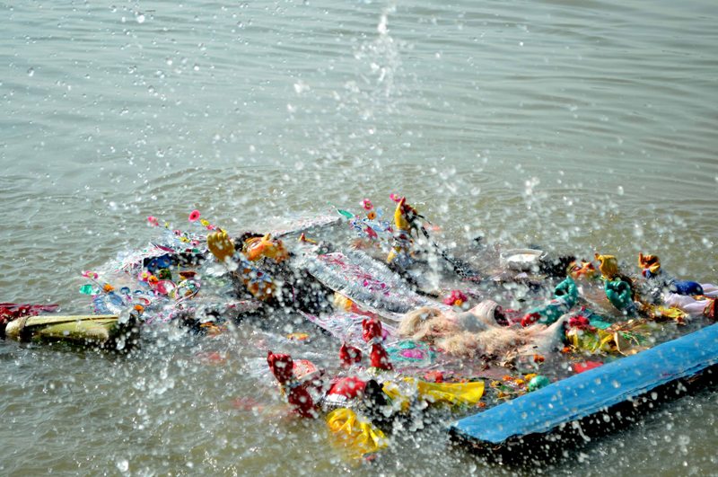 Vijaya Dashami: Revellers bid adieu to Goddess Durga