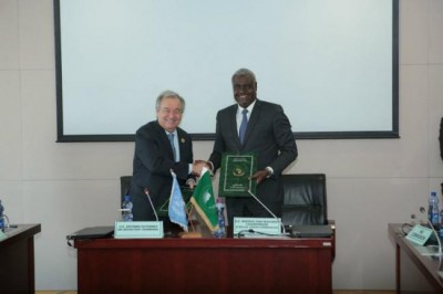 In Addis Ababa, Guterres says partnership with African Union is fundamental to work of the UN