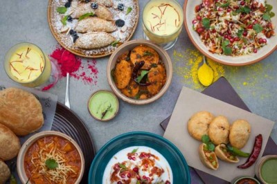 Holi special spread from gastropub Monkey Bar at four metros
