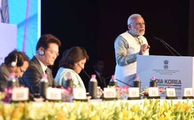 PM Modi Attending India Korea Business Summit in New Delhi