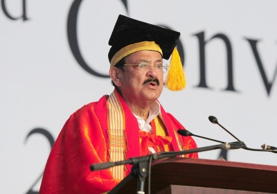 VP  addressing the 2nd Convocation of National Institute of Technology, in Chumukedima, Dimapur, Nagaland  