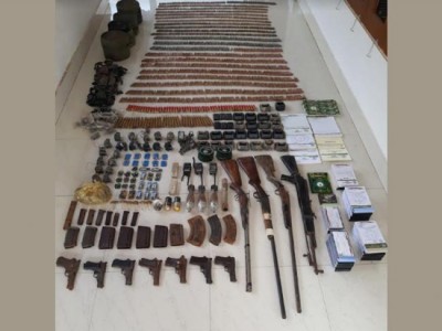 Meghalaya police recover huge cache of arms-ammunition, explosives in East Garo Hills district
