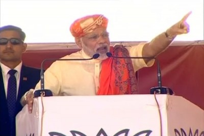 PM Modi addresses Parliament, Opposition creates ruckus