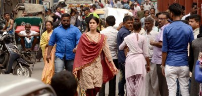 Jhanvi Kapoor shoots in Kolkata for her debut film Dhadak
