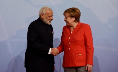 PM Narendra Modi makes a congratulatory telephone call to German Chancellor Merkel
