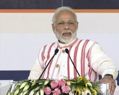 Indian PM Narendra Modi launches Pradhan Mantri Jan Arogya Yojana 