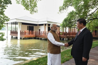 Prime Minister Narendra Modi leaves for India after his Informal Summit with President Xi Jinping in Wuhan