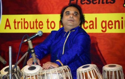 Percussionist  Pt. Prodyut Mukherjee pays tribute to R D Burman  