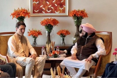 Punjab CM  Captain Amarinder Singh raises 'Khalistan' issue during his meeting with Canadian PM Justin Trudeau 