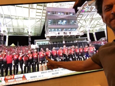 Shah Rukh Khan celebrates Trinbago Knight Riders' CPL victory 