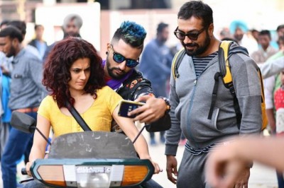Taapsee Pannu shares Manmarziyaan moment on social media