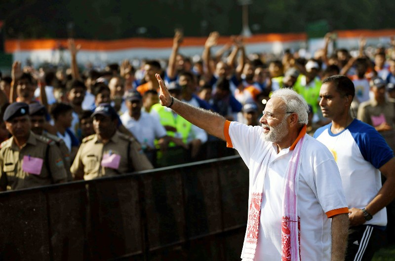  PM Modi performs Yoga on International Yoga Day in Dehradun