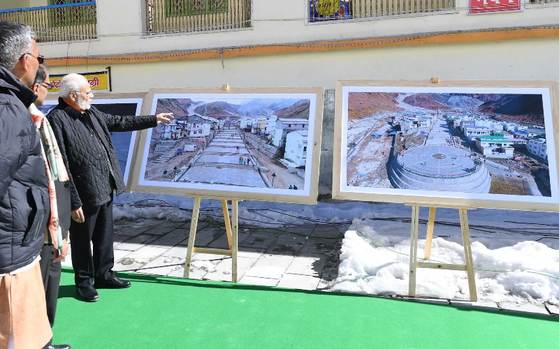 Narendra Modi visits Uttarakhand on Diwali