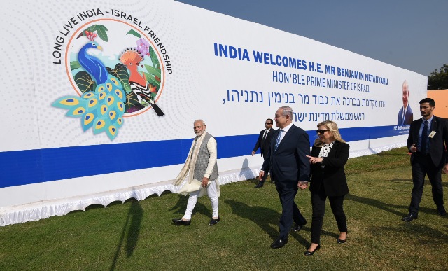 Netanyahu visits Sabarmati Ashram