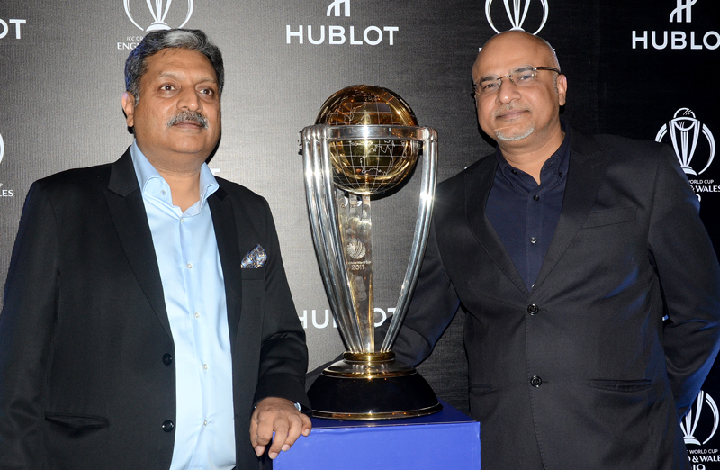 Hublot unveils ICC CWC 2019 England & Wales Trophy to cricket fans in Kolkata