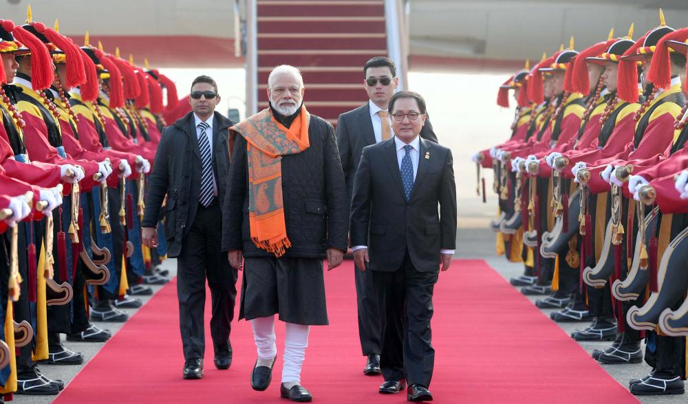 Prime Minister Narendra Modi in South Korea
