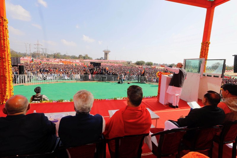 Amit Shah addresses Vijay Sankalp Rally in Jammu