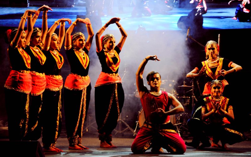 Students perform at National Dance and Music festival in Thiruvananthapuram 