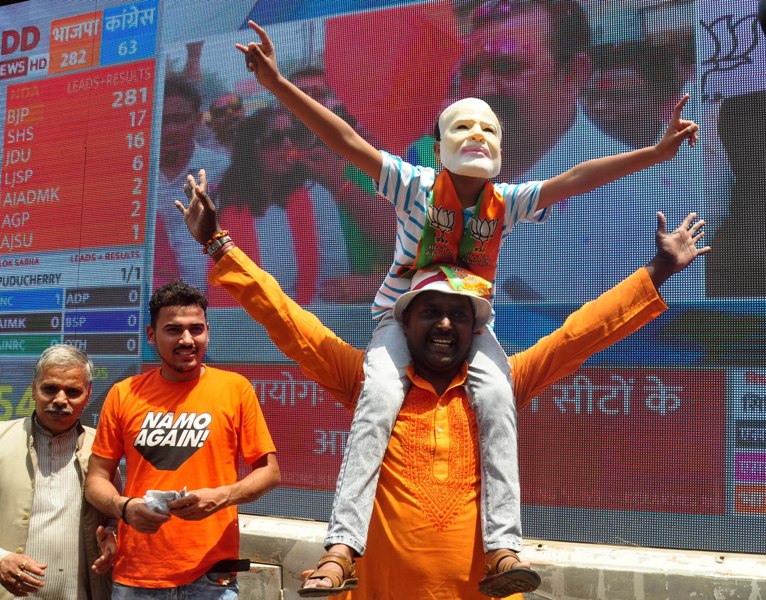 Lok Sabha Elections: Counting of votes progress in India on May 23