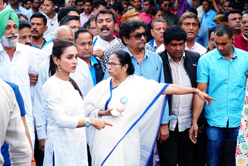 Kolkata: Mamata Banerjee participates in another protest march against CAA