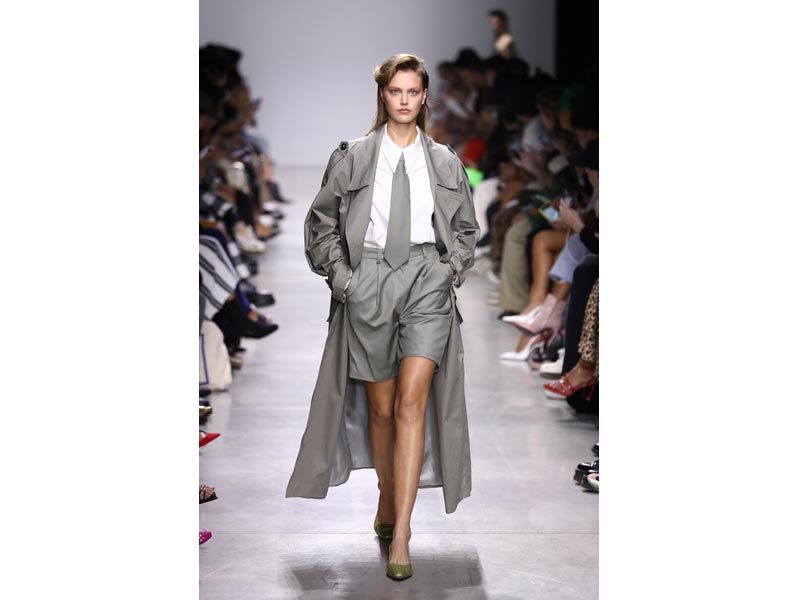 Models walk the ramp for designer Annakiki at Milan Fashion Week