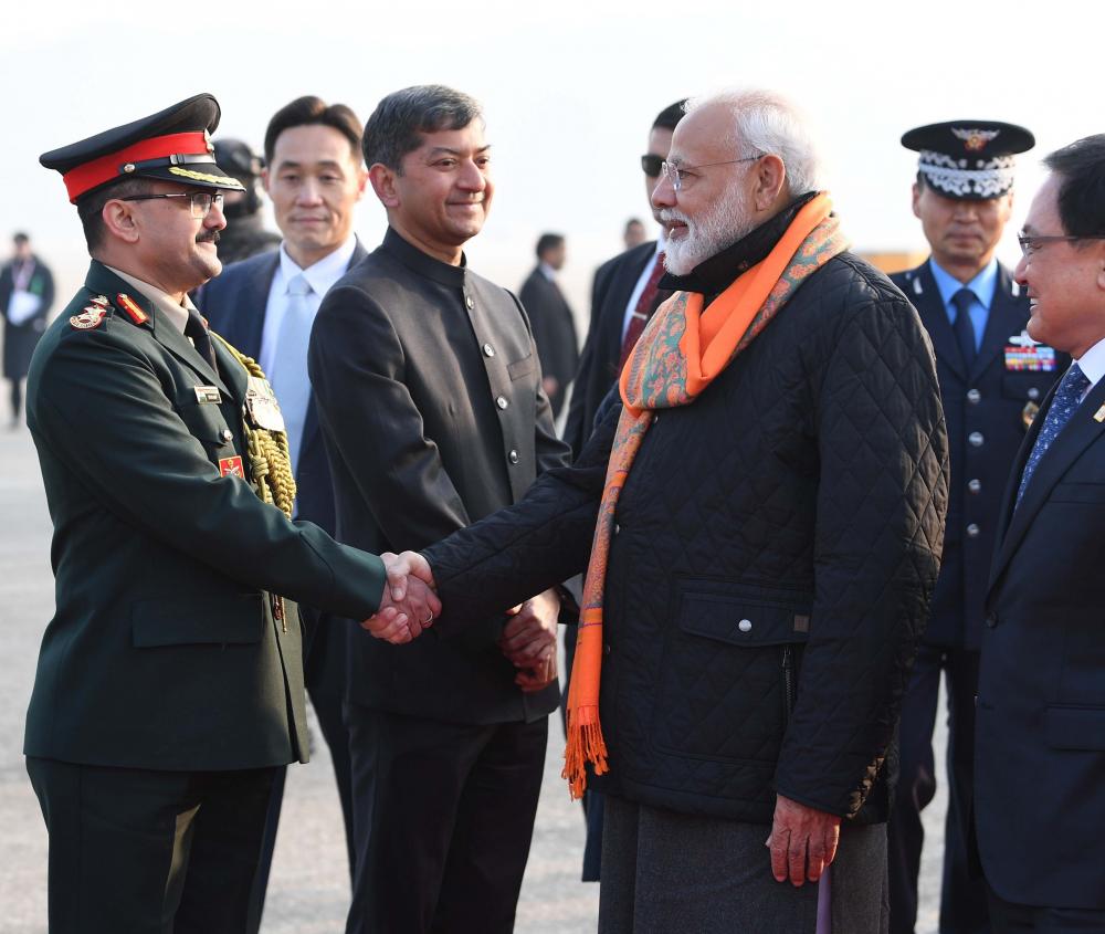 Prime Minister Narendra Modi in South Korea