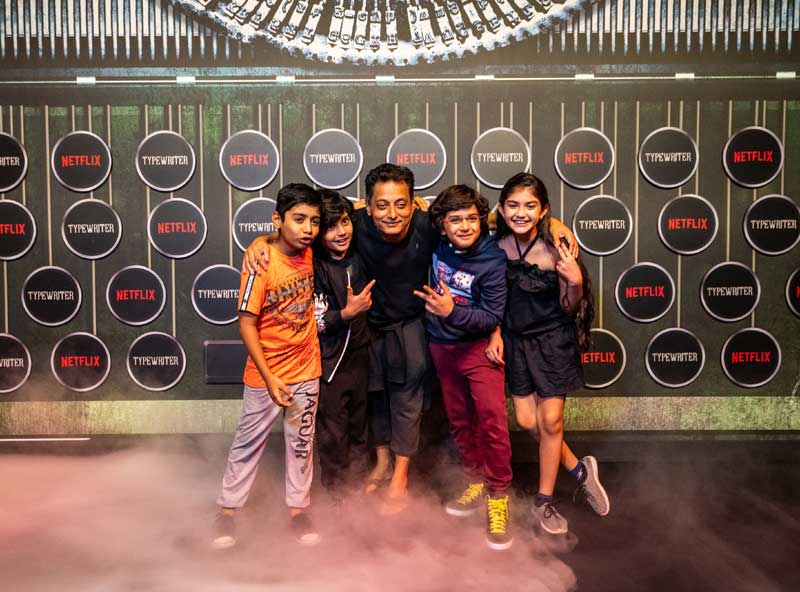 Celebrities along with cast and crew of Netflix original Typewriter attend special screening