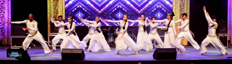 Students perform at National Dance and Music festival in Thiruvananthapuram 