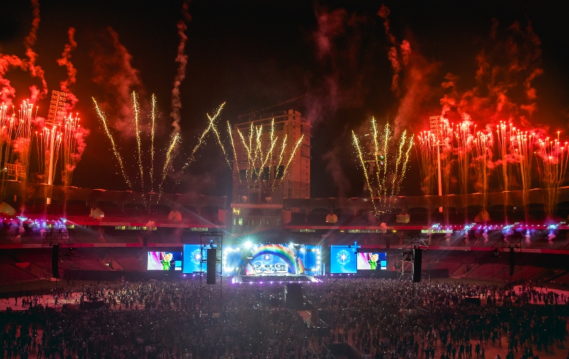 Katy Perry in Mumbai at the OnePlus Music Festival