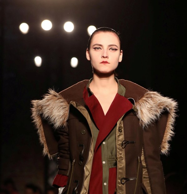 Models walk the ramp at Milan Fashion Week