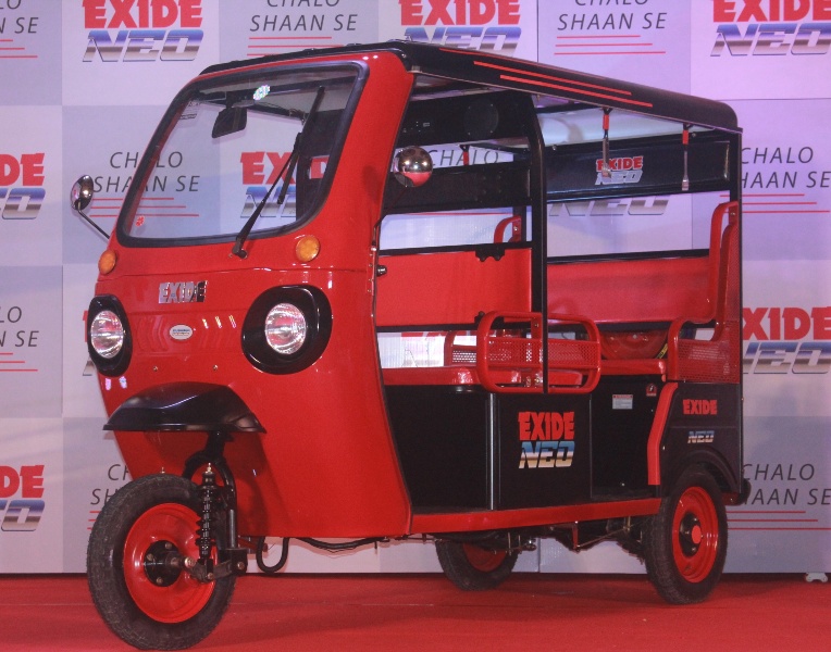 Exide announces its entry into e-rickshaw market