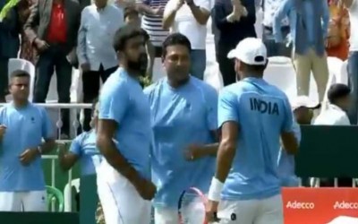 India keep hope alive for berth in main round of Davis Cup tennis