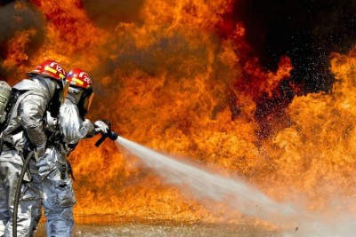 30 mini-trucks gutted in warehouse fire in Guwahati