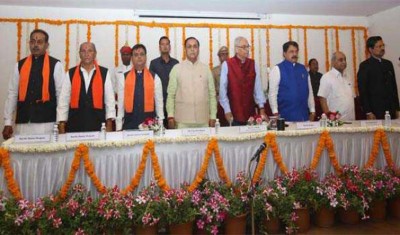 Three among Congress rebel Chavda take oath as ministers in Gujarat