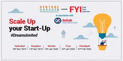 Venture Garage announces Kotak supported FY2019-20 edition of Find Your Investor programme