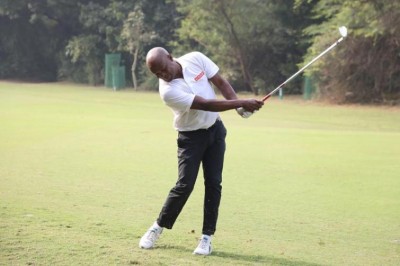 Brian Lara endorses active, healthy living at Delhi Golf Club