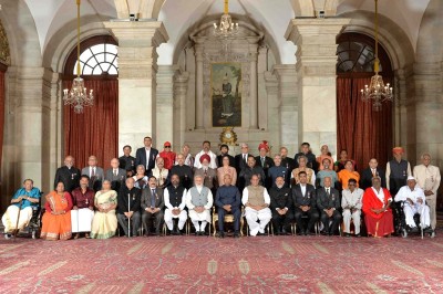 President Ram Nath Kovind presents the Padma Awards