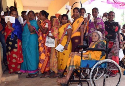 Lok Sabha Polls: About 47 per cent polling reported in Odisha till 1500 hrs