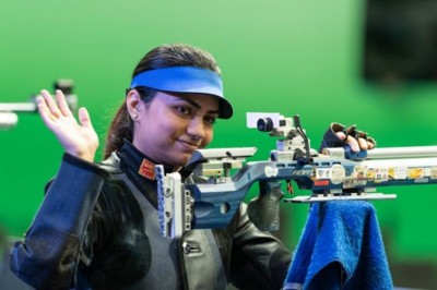 India's Apurvi Chandela wins gold in 10-metre air rifle event 