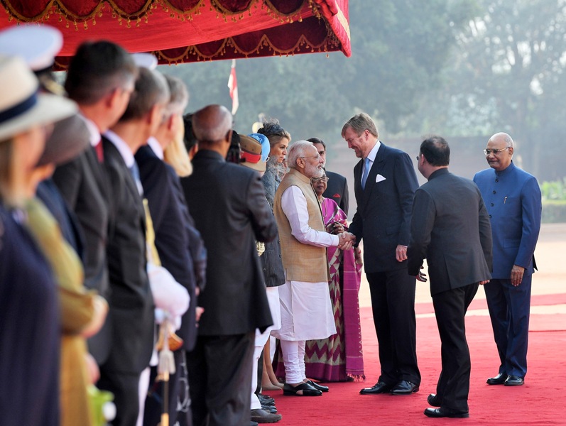 King Willem-Alexander and Queen Maxima of Netherlands pay homage to Mahatma Gandhi
